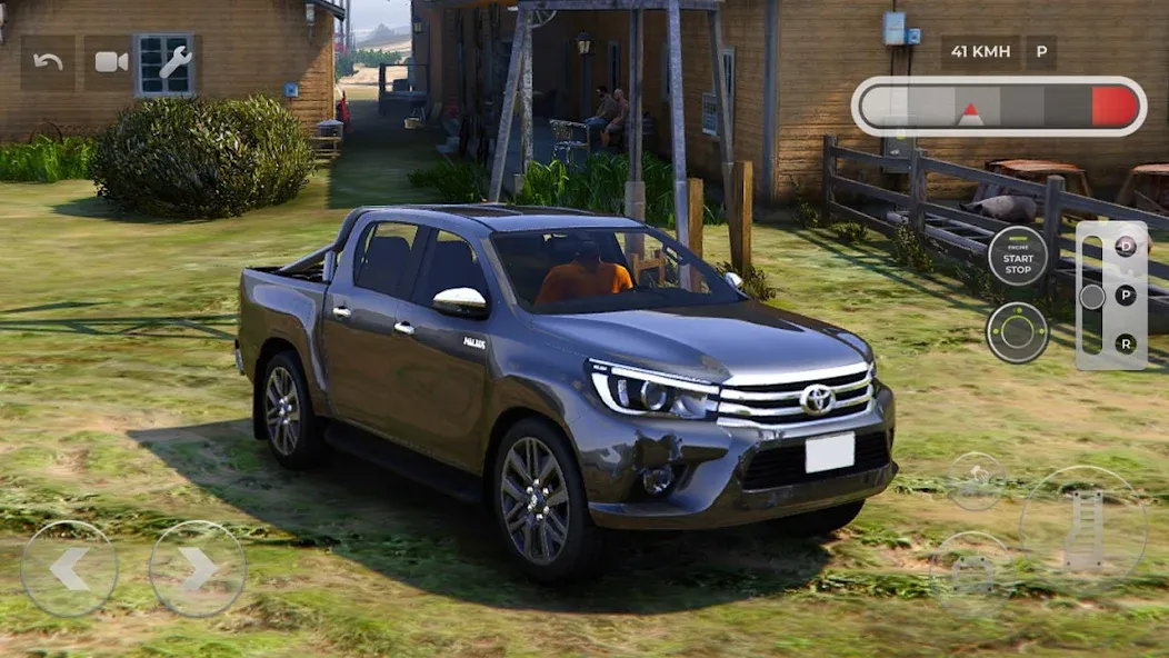 Взлом Toyota Hilux 4x4 Mountain Ride — Много денег — скриншот 1