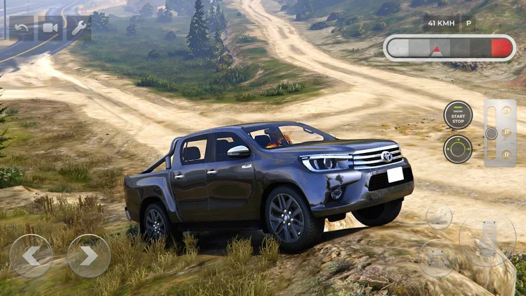 Взлом Toyota Hilux 4x4 Mountain Ride — Много денег — скриншот 5