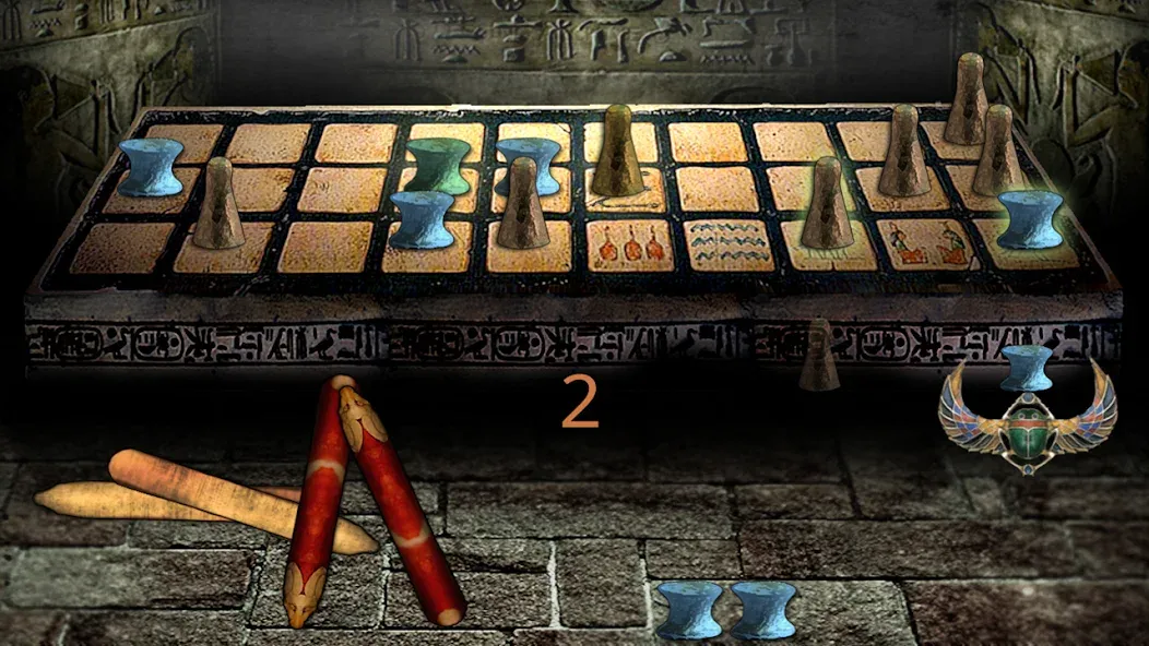 Скачать Egyptian Senet (Ancient Egypt) — Модификация Все доски и фишки разблокированы — скриншот 5