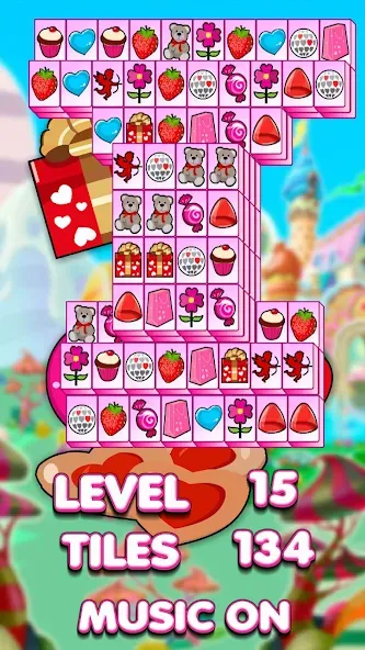 Lovely Mahjong MOD APK на Android — Много денег — скриншот 2