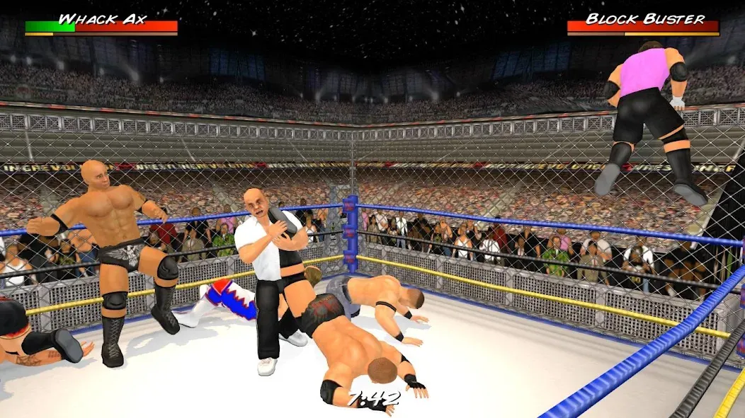 Скачать Wrestling Revolution 3D MOD APK — Все открыто — скриншот 1