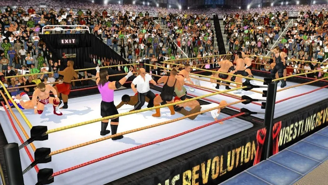 Скачать Wrestling Revolution 3D MOD APK — Все открыто — скриншот 5