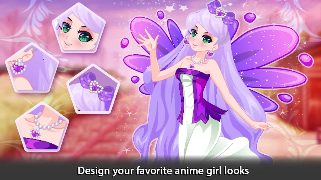 Скачать Dress Up Angel Anime Girl Game на Андроид — Много денег — скриншот 2