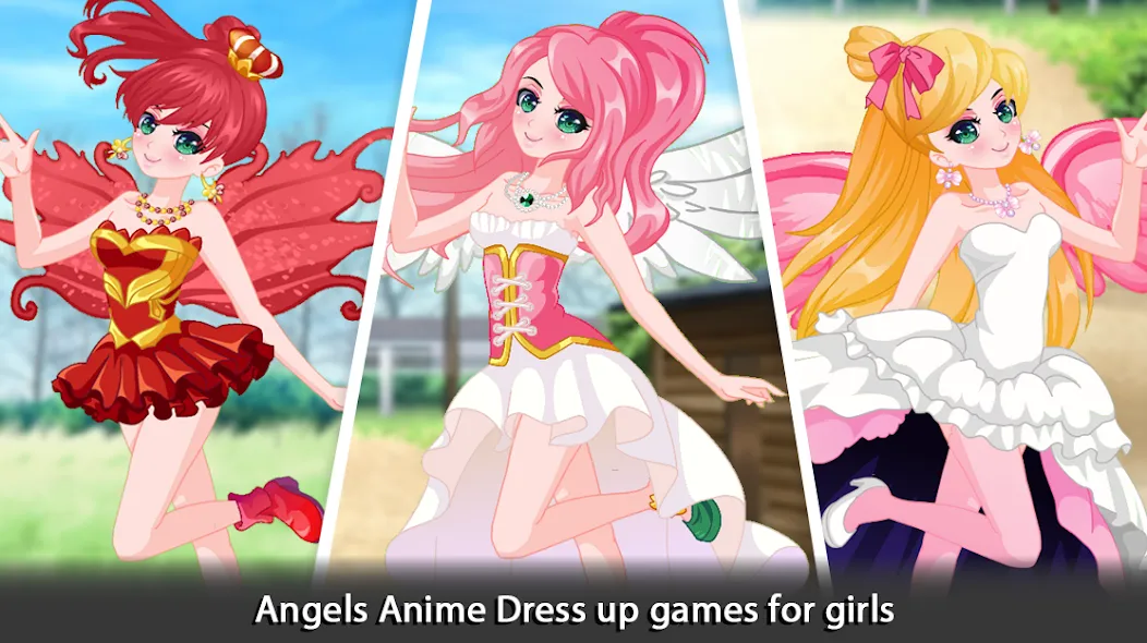 Скачать Dress Up Angel Anime Girl Game на Андроид — Много денег — скриншот 5