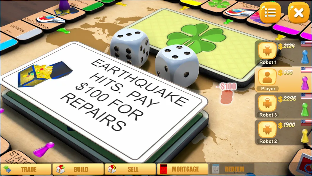 Rento - Dice Board Game Online на Андроид — Мод Много денег — скриншот 3