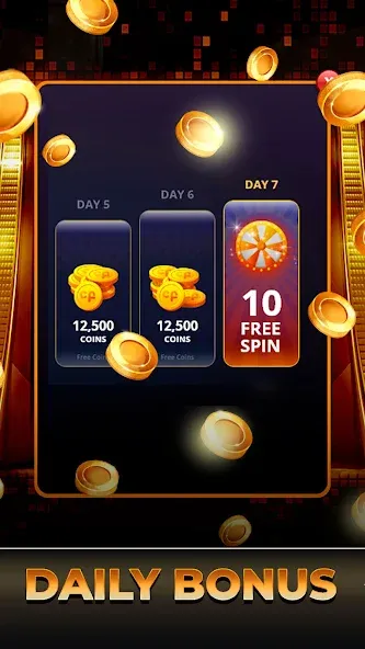 Взломанная Clickfun: Casino Slots на Андроид — Много денег — скриншот 5