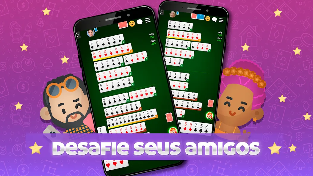 Скачать Buraco Online - Mano a Mano — Модификация Много денег и без рекламы — скриншот 3