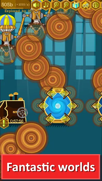 Steampunk Idle Gear Spinner — Много денег — скриншот 5