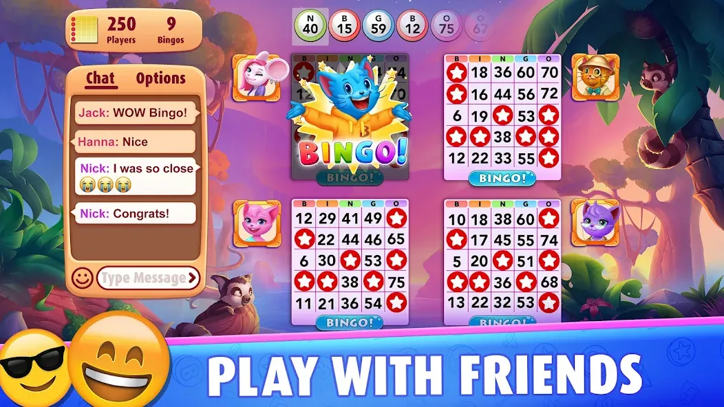 Взломанная Bingo Blitz™️ - Bingo Games на Андроид — Много денег — скриншот 4