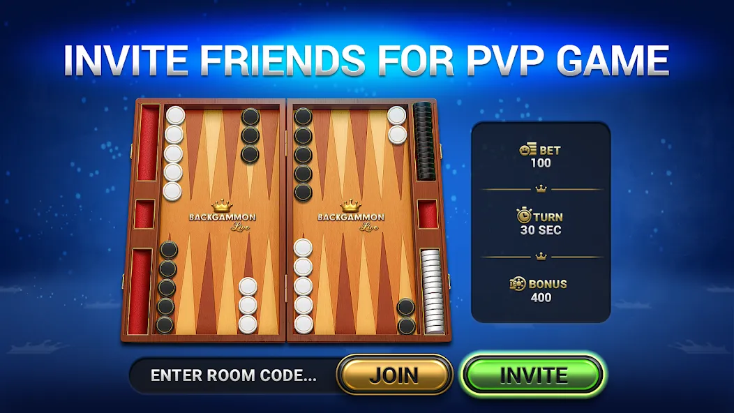 Скачать Backgammon Live - Online Games MOD APK — Много денег — скриншот 1