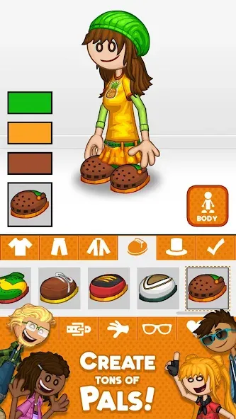 Papa Louie Pals Mod APK Все открыто — Скачать на Андроид — скриншот 2