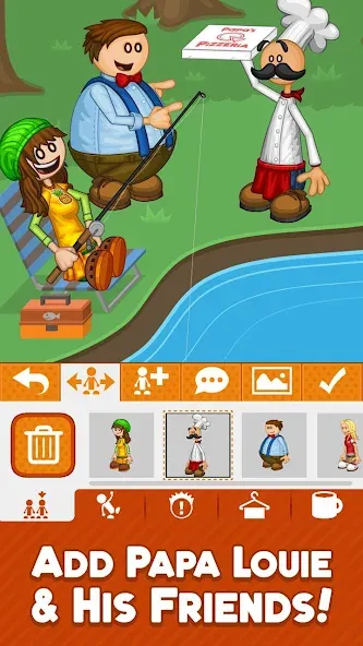 Papa Louie Pals Mod APK Все открыто — Скачать на Андроид — скриншот 4