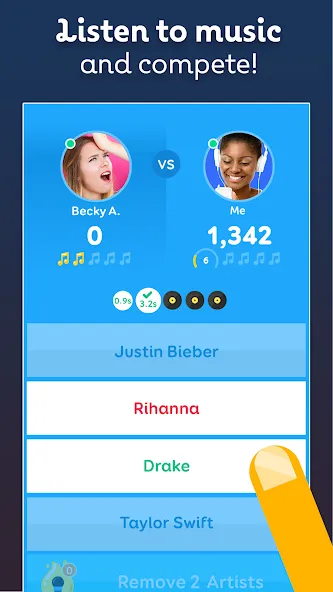 Скачать SongPop Classic: Music Trivia на Андроид — Бесконечные подсказки — скриншот 3