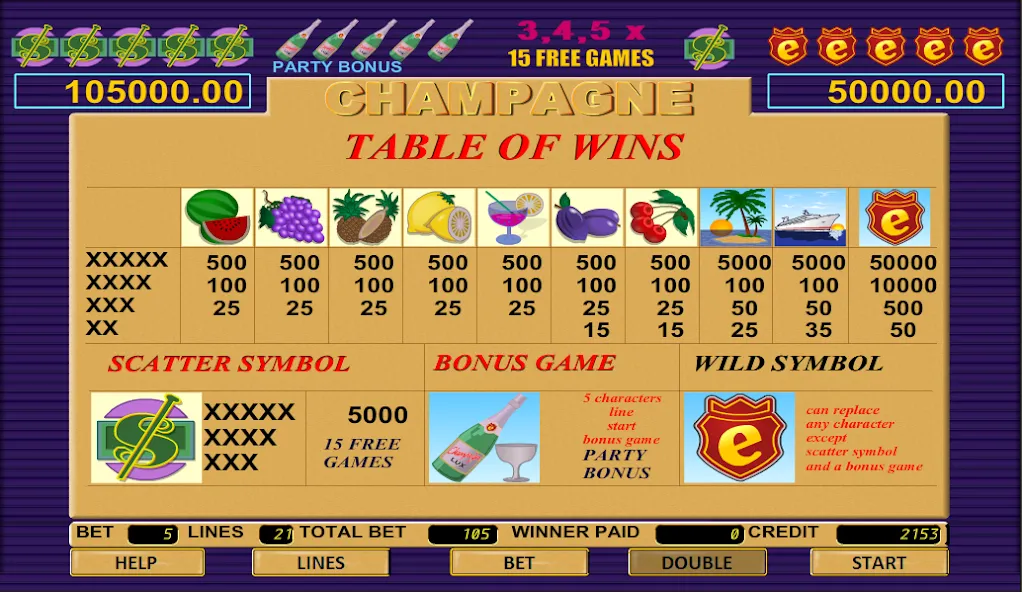Скачать Champagne Slot на телефон — Много денег — скриншот 5