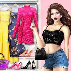 Скачать Fashion Stylist: Dress Up Game (Мод: Много денег и алмазов) на Андроид