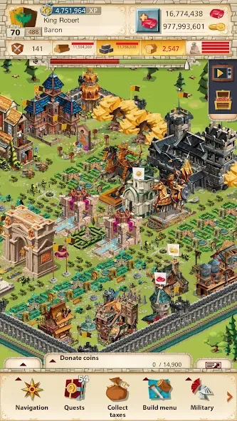 Скачать Empire: Four Kingdoms на Android — Много денег и золота — скриншот 5
