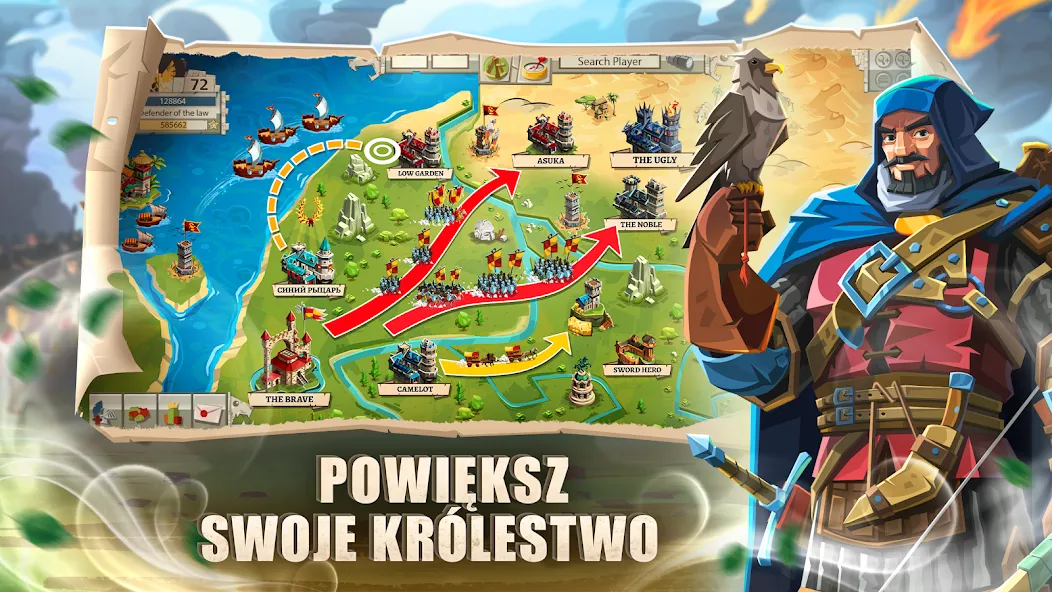 Взломанная Empire: Four Kingdoms (PL) на Андроид — Много денег и золота — скриншот 1 Взломанная Empire: Four Kingdoms (PL) на Андроид — Много денег и золота — скриншот 1