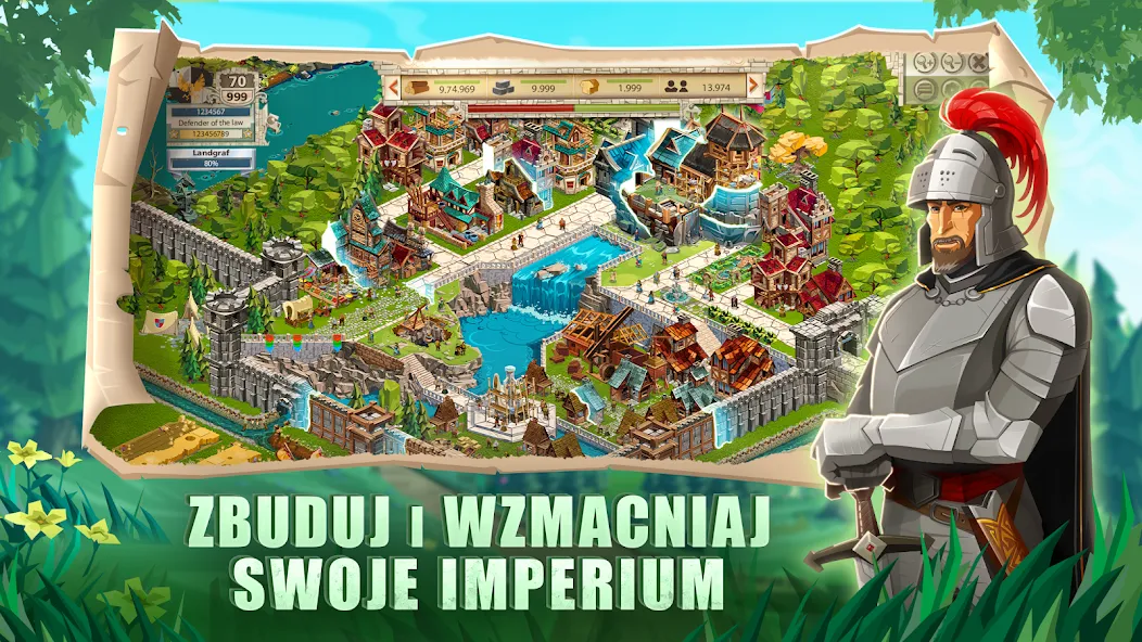 Взломанная Empire: Four Kingdoms (PL) на Андроид — Много денег и золота — скриншот 4 Взломанная Empire: Four Kingdoms (PL) на Андроид — Много денег и золота — скриншот 4