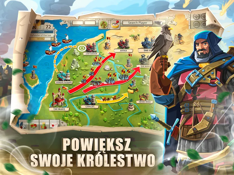 Взломанная Empire: Four Kingdoms (PL) на Андроид — Много денег и золота — скриншот 5