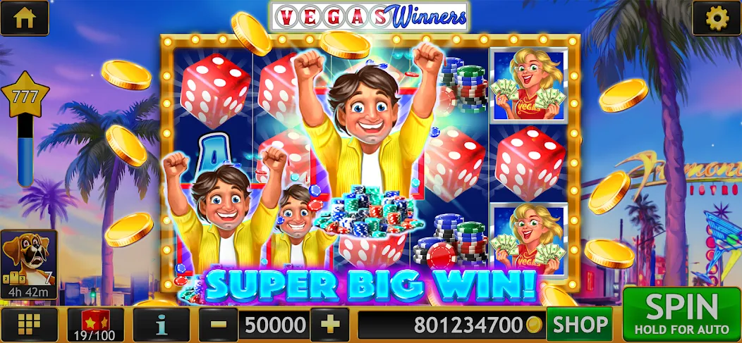Скачать Slots of Luck: Vegas Casino MOD APK — Много денег — скриншот 2 Скачать Slots of Luck: Vegas Casino MOD APK — Много денег — скриншот 2