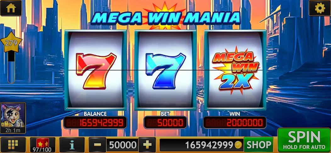 Скачать Slots of Luck: Vegas Casino MOD APK — Много денег — скриншот 5