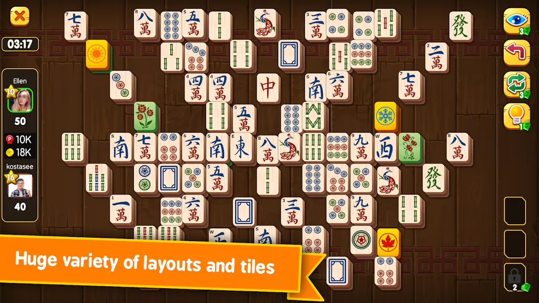 Скачать Mahjong Duels на Андроид — Бесплатные покупки — скриншот 1