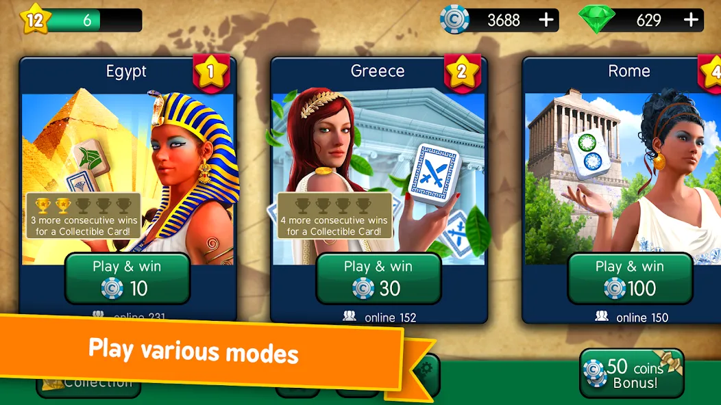 Скачать Mahjong Duels на Андроид — Бесплатные покупки — скриншот 2