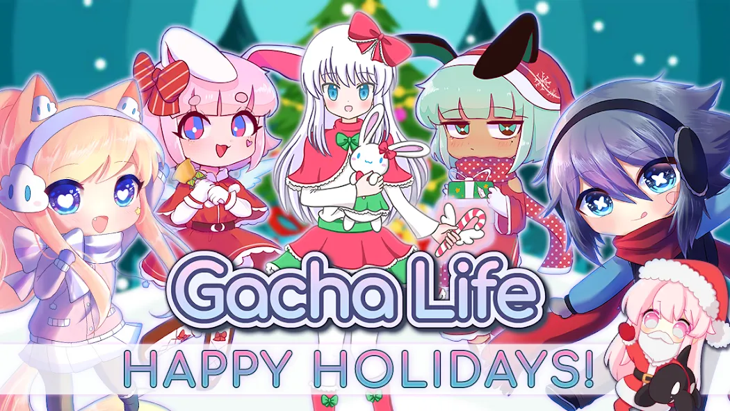 Взломанная Gacha Life на Андроид — Много денег и алмазов — скриншот 1