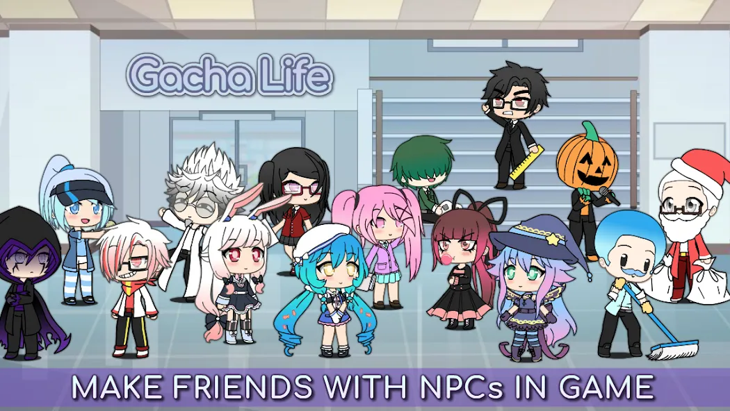 Взломанная Gacha Life на Андроид — Много денег и алмазов — скриншот 5