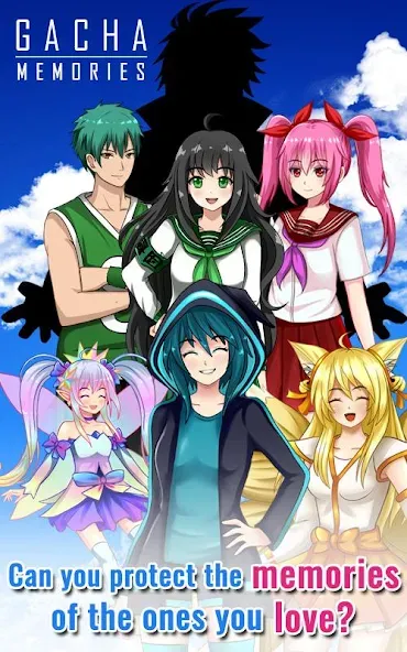 Gacha Memories - Anime Visual MOD — Все разблокировано на Андроид — скриншот 1