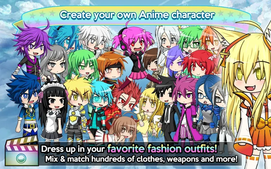 Скачать Gacha Studio (Anime Dress Up) MOD APK — Много денег и кристаллов — скриншот 2 Скачать Gacha Studio (Anime Dress Up) MOD APK — Много денег и кристаллов — скриншот 2