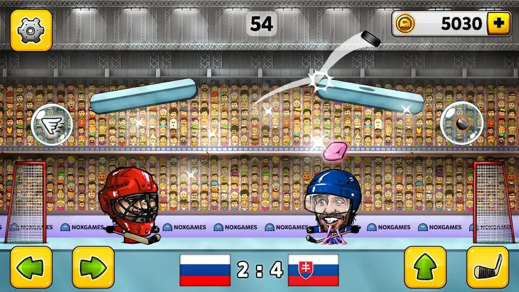 Puppet Hockey: Pond Head MOD APK на Android — Много денег — скриншот 3