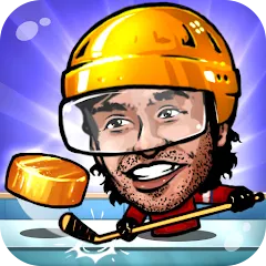 Puppet Hockey: Pond Head MOD APK на Android — Много денег