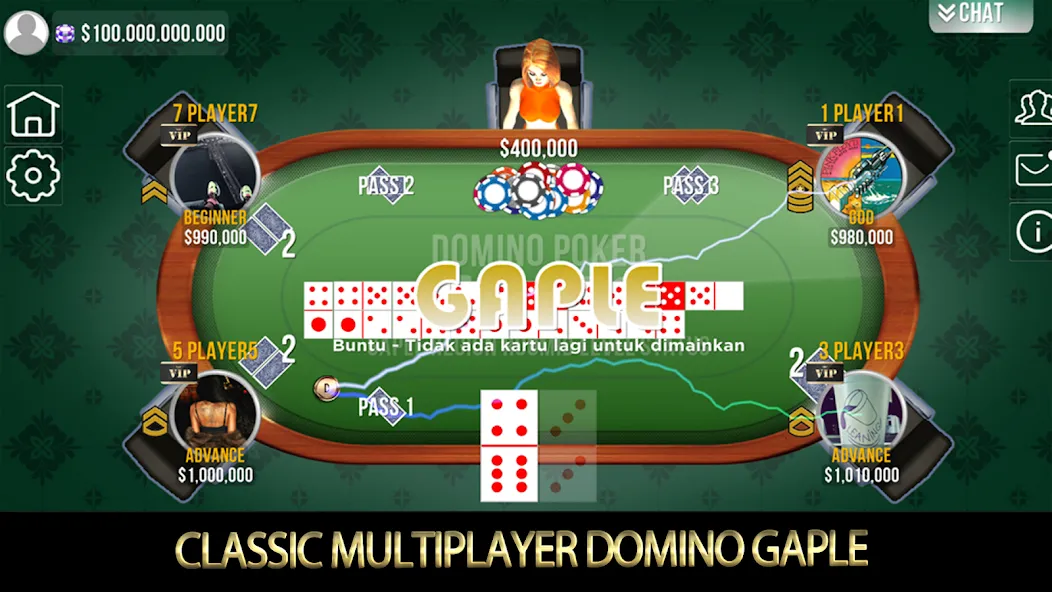 Скачать Domino Poker QiuQiu Gaple на Андроид — Много денег — скриншот 1