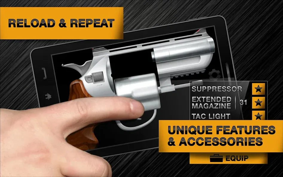 Weaphones™ Gun Sim Vol1 Armory Mod APK Все оружие разблокировано — Скачать на Андроид — скриншот 4 Weaphones™ Gun Sim Vol1 Armory Mod APK Все оружие разблокировано — Скачать на Андроид — скриншот 4