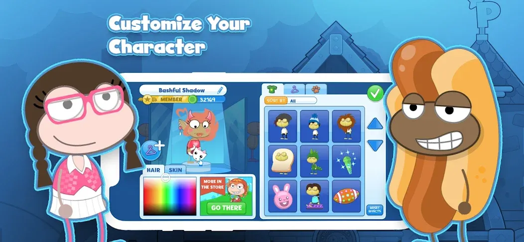 Скачать Poptropica: Fun Kids Adventure (Мод: Всё открыто) на Андроид — скриншот 2