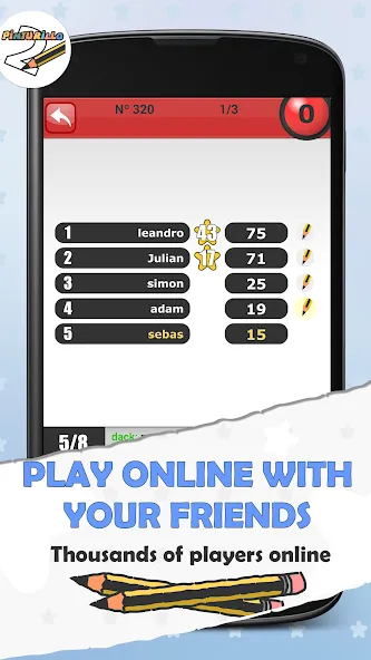 Pinturillo 2 - Draw and guess на Андроид — Все цвета и кисти разблокированы — скриншот 2