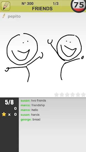 Pinturillo 2 - Draw and guess на Андроид — Все цвета и кисти разблокированы — скриншот 3