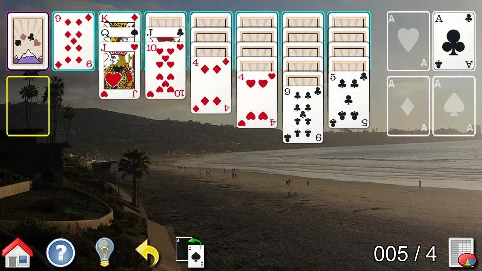 Взломанная All-in-One Solitaire на Андроид — Без рекламы — скриншот 2