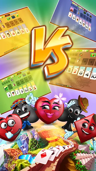 Solitaire Journey MOD APK — Много денег — скриншот 1