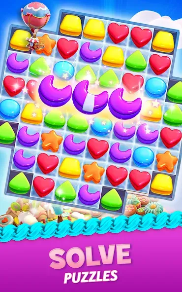 Скачать взлом Cookie Jam Blast™ Match 3 Game на Андроид — Много жизней и ходов — скриншот 1 Скачать взлом Cookie Jam Blast™ Match 3 Game на Андроид — Много жизней и ходов — скриншот 1
