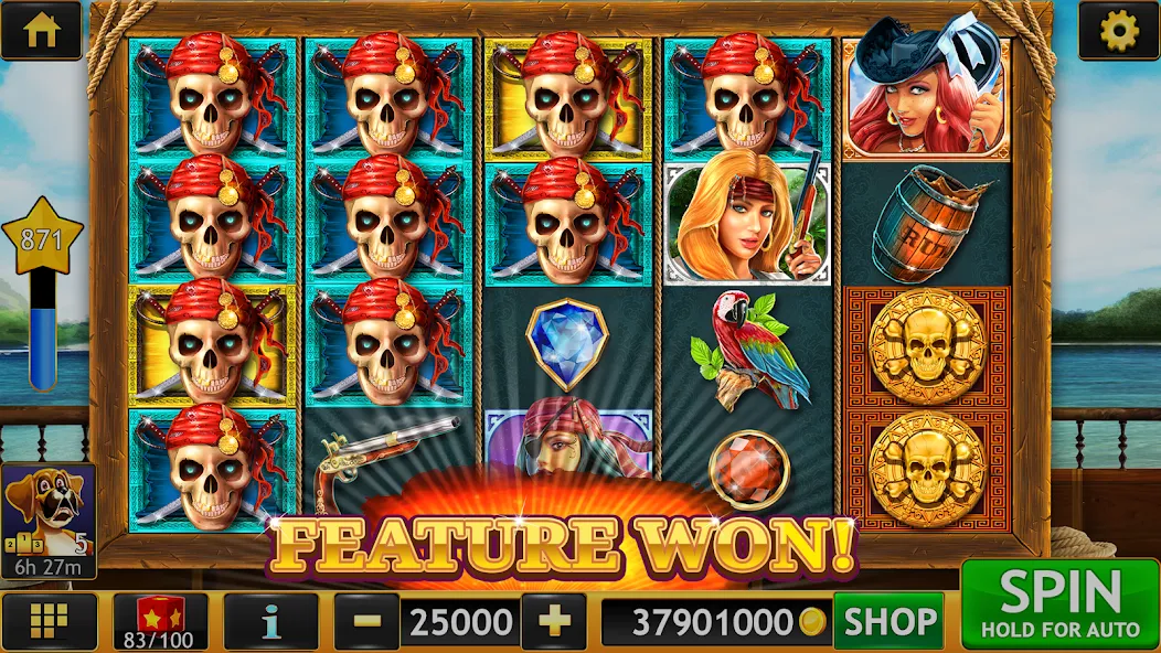 Vegas Slots Galaxy (Мод Взлом на бесконечные деньги и золото) — скриншот 5