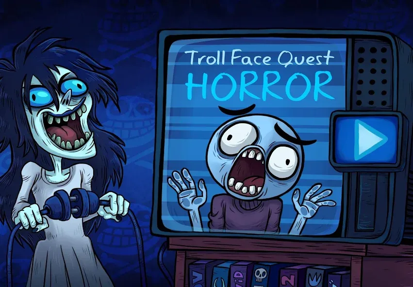 Скачать Troll Face Quest: Horror на Андроид — Все подсказки открыты — скриншот 1