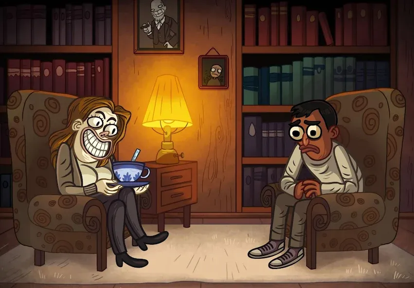 Скачать Troll Face Quest: Horror на Андроид — Все подсказки открыты — скриншот 5