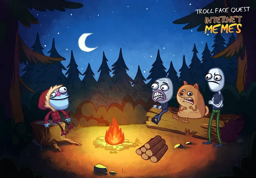 Скачать Troll Face Quest Internet Meme (Мод: Взлом на много денег и подсказки) на Андроид — скриншот 2