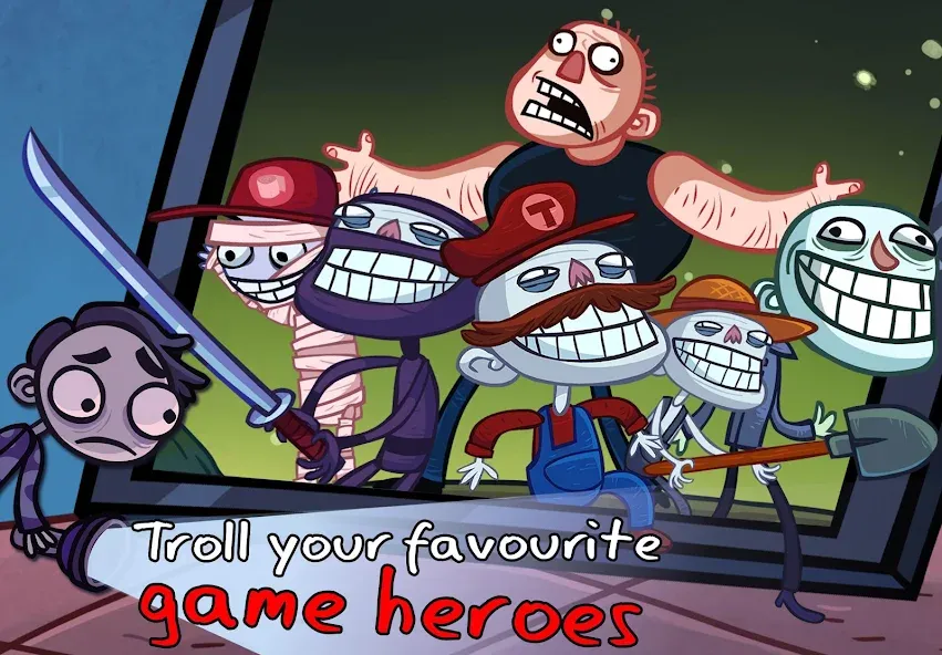 Скачать Troll Face Quest: Video Games — Много подсказок — скриншот 2