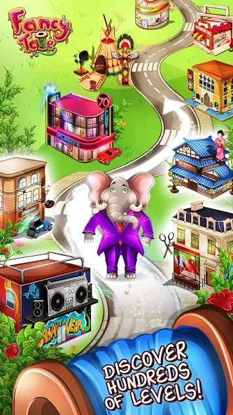 Fancy Tale:Fashion Puzzle Game MOD APK на Android — Много денег — скриншот 4