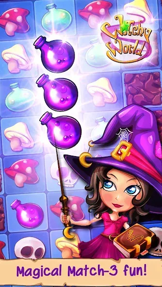 Скачать Witchy World на Android — Много денег и кристаллов — скриншот 1