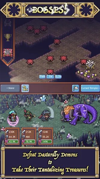 Скачать Cave Heroes:Idle Dungeon RPG (Мод: Много денег) на Андроид — скриншот 2 Скачать Cave Heroes:Idle Dungeon RPG (Мод: Много денег) на Андроид — скриншот 2