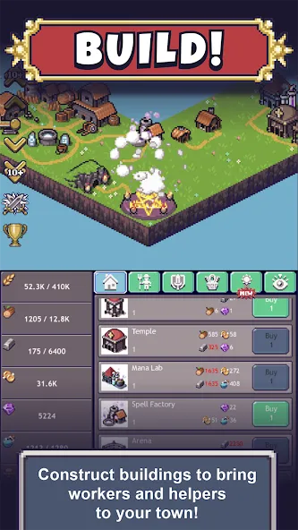 Скачать Cave Heroes:Idle Dungeon RPG (Мод: Много денег) на Андроид — скриншот 5